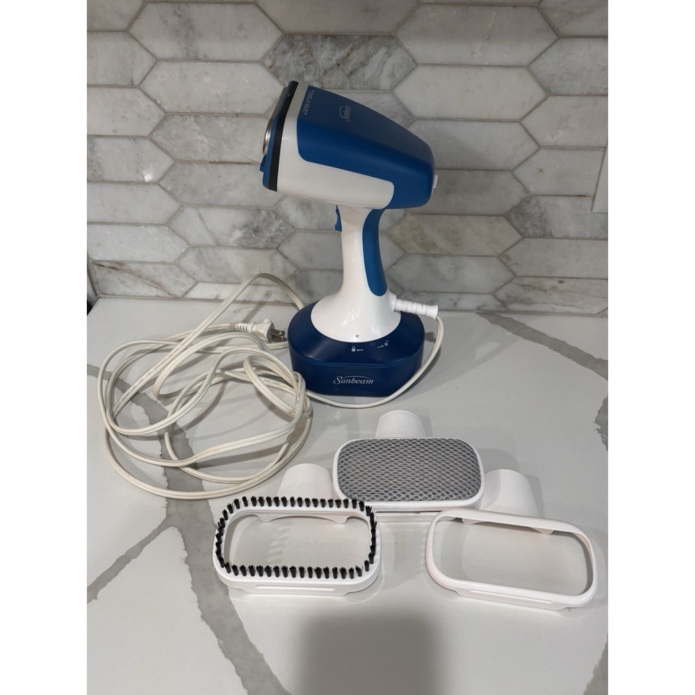 Sunbeam Power Steam GCSBHS-100 Compact Handheld Fabric Clothing Steamer 1400W